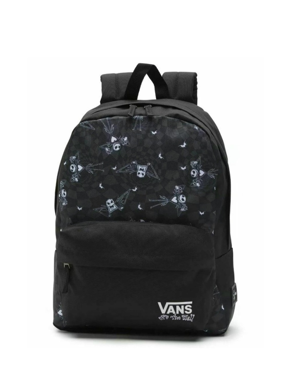 Vans Black Graphic Checkerboard Backpack - New